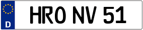 Truck License Plate